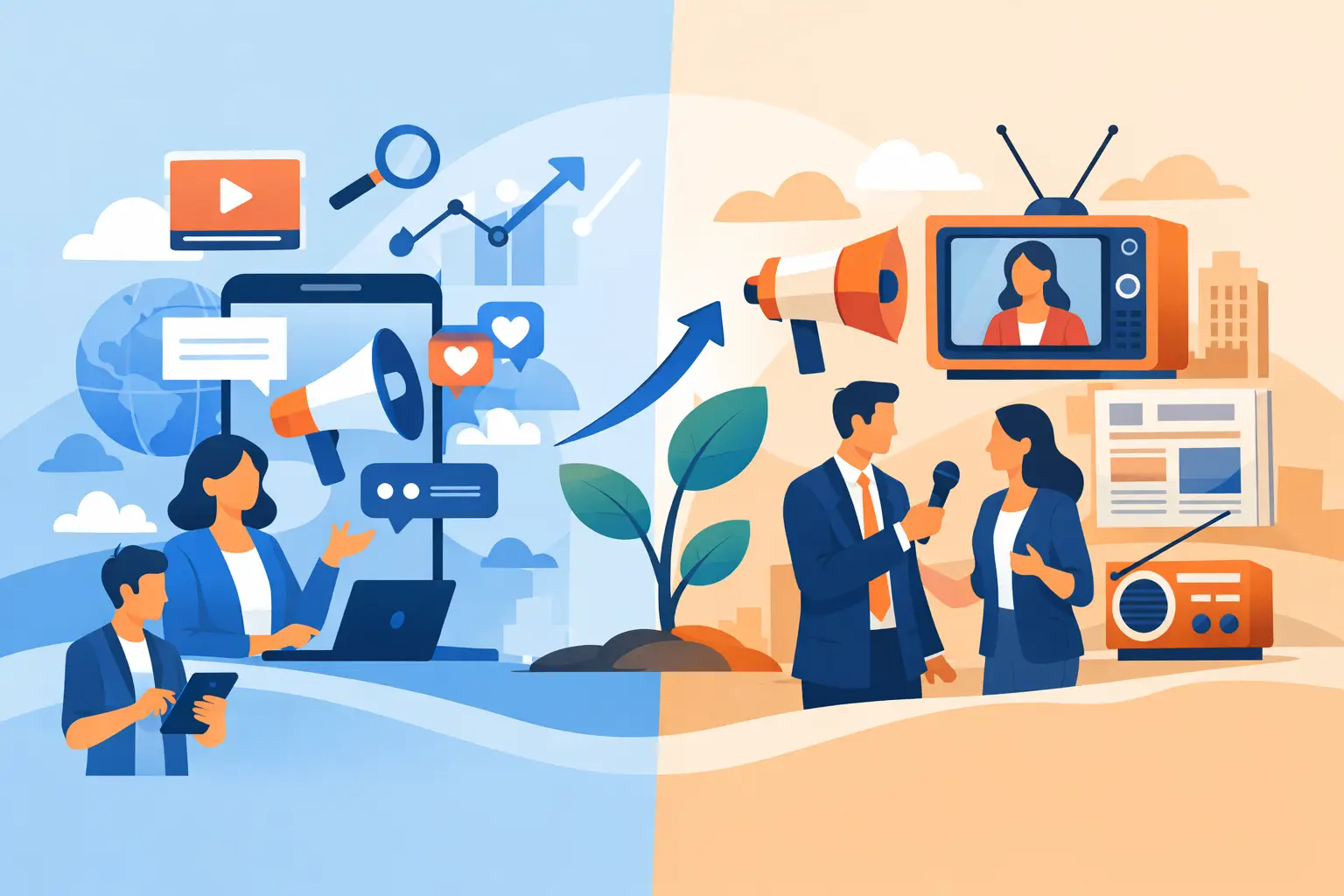 Digital PR vs Traditional PR for Lasting Growth